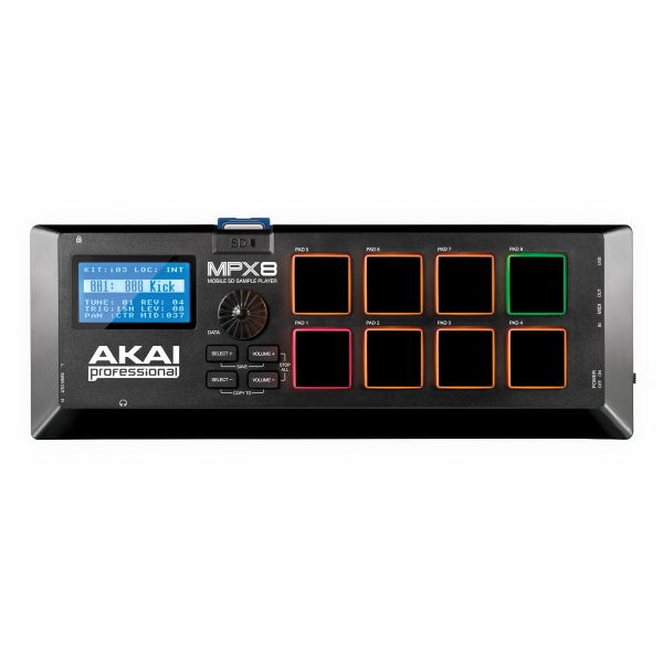 Akai Professional MPX8 pad kontroller és hangminta lejátszó