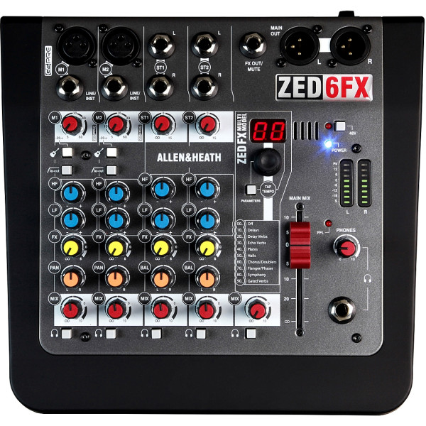 Allen & Heath ZED-6FX analóg keverő