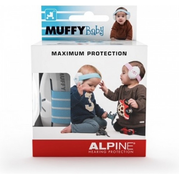 Alpine Muffy Baby kék csecsemő hallásvédő/fülvédő tok