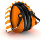 Alpine Muffy narancssárga gyermek hallásvédő/fülvédő tok