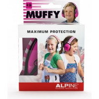 Alpine Muffy rózsaszín gyermek hallásvédő/fülvédő tok