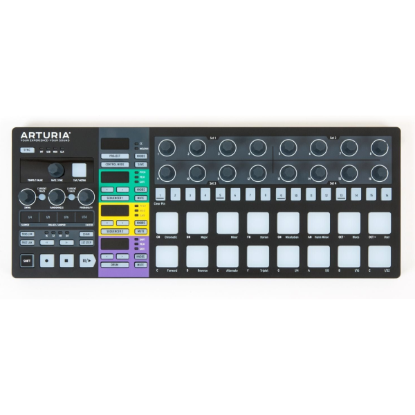 Arturia BeatStep Pro Black Edition USB MIDI kontroller/szekvenszer + CV/GATE kábelek Arturia BeatStep Pro Black Edition USB MIDI kontroller/szekvenszer + CV/GATE kábelek