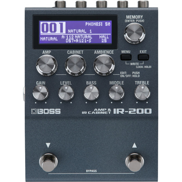BOSS IR-200 Amp & IR Cabinet erősítő/IR hangláda effektpedál