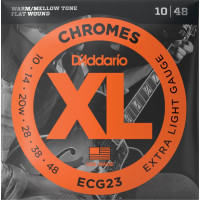 D'Addario ECG23 Chromes Flat Wound 10-48 elektromos gitárhúr
