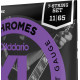 D'Addario ECG24-7 Chromes Flat Wound 11-65 elektromos gitárhúr