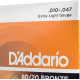 D'Addario EJ10 80/20 Bronze 10-47 akusztikus gitárhúr
