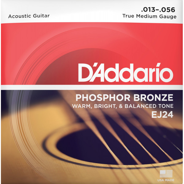 D'Addario EJ24 Phosphor Bronze 13-56 akusztikus gitárhúr