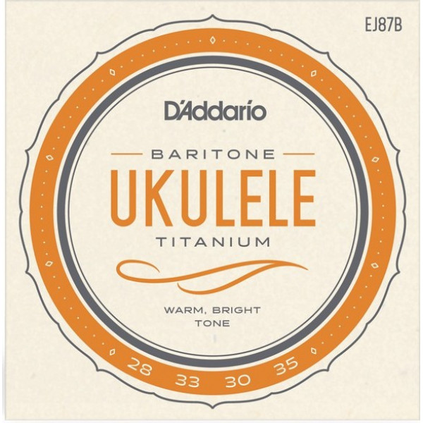 D'Addario EJ87B bariton ukulele húr