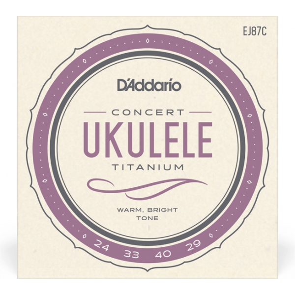 D'Addario EJ87C koncert ukulele húr