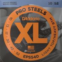 D'Addario EPS540 ProSteels 10-52 elektromos gitárhúr