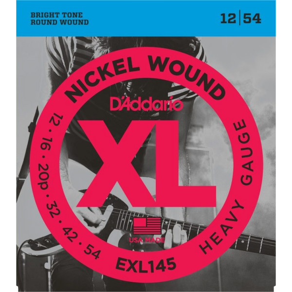 D'Addario EXL145 Nickel Wound 12-54 elektromos gitárhúr