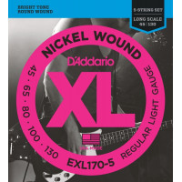D'Addario EXL170-5 Nickel Wound 45-130 basszusgitárhúr