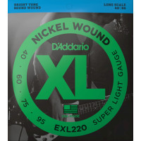 D'Addario EXL220 Nickel Wound 40-95 basszus gitárhúr