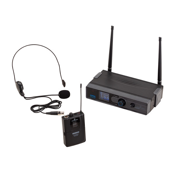 WF-D190P MKII - UHF Dual digitális vezetéknélküli mikrofonrendszer zsebadóval és headset mikrofonnal