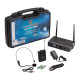 WF-D190P MKII - UHF Dual digitális vezetéknélküli mikrofonrendszer zsebadóval és headset mikrofonnal