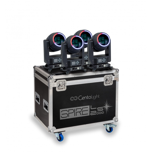 CENTOLIGHT SPIRE LS2000-SET - 4 x Centolight Laser Beam moving head Spire LS 2000