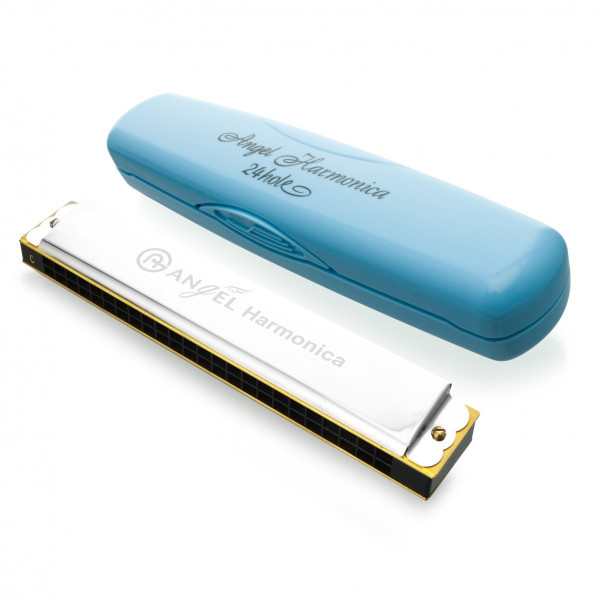 Angel AH-E24 - Soprano harmonica, key in C, 24 notes