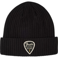 Fender 9106111707 - Fender® Pick Patch Ribbed Beanie, Black