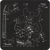 Fender 9106108003 - Fender™ Mousepad, Exploded Strat