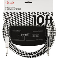 Fender 990810288 - Pro 10' Instrument Cable, Checkerboard