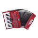 SOUNDSATION VOCE I 2648-RD - 48 bass 26 keys accordion red perloid