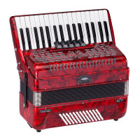 SOUNDSATION VOCE II 3472-RD - 72 bass key accordion red perloid