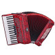SOUNDSATION VOCE II 3472-RD - 72 bass key accordion red perloid