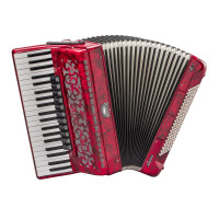 SOUNDSATION B41120-RD - 120 bass 4/5 key accordion red