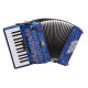 SOUNDSATION VOCE I 2648-BL - 48 bass 26 keys accordion blu perloid