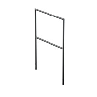 CENTOLIGHT CL-MDSTRS-2STP - Handrail for 2-step modular stairs with different heights
