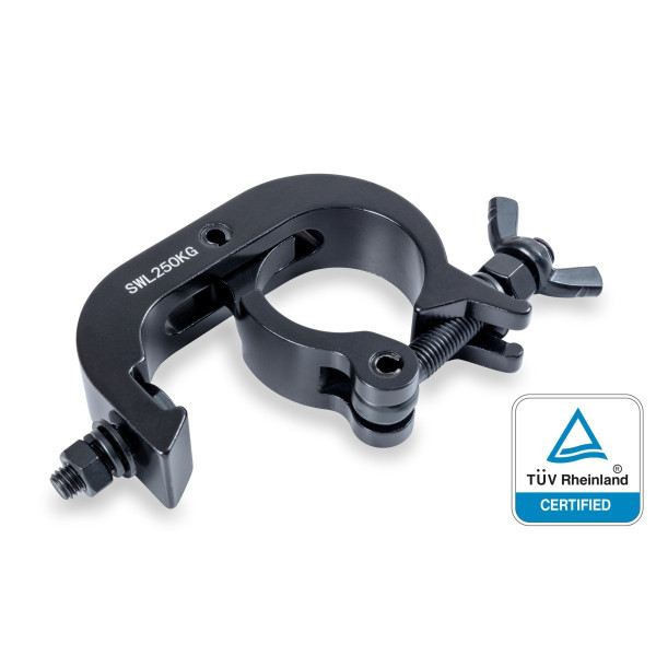CENTOLIGHT CLC-52250B - BLACK ALUMINIUM CLAMP 44-52 MM 250 KG