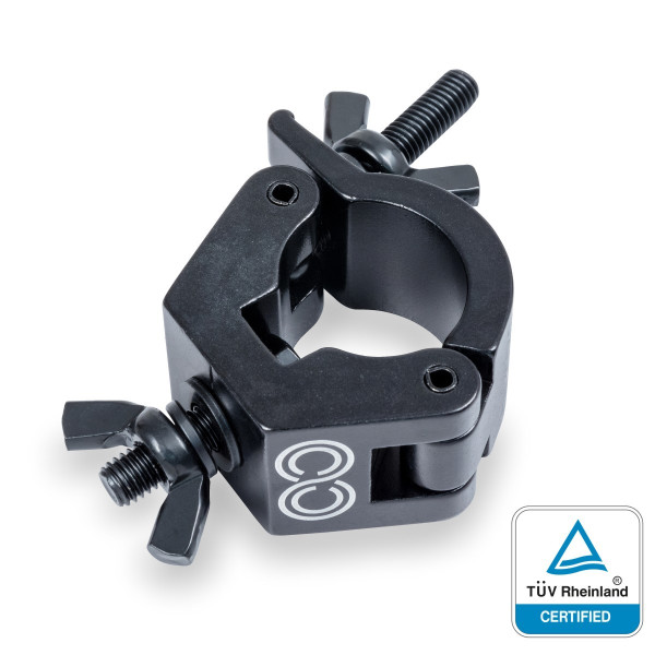 CENTOLIGHT CLC-34100B - CLAMP ALUMINIUM BLACK 28-34 MM 100 KG