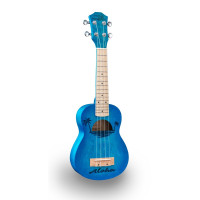 SOUNDSATION ETCHED S-LB - Szoprán ukulele intarziás rajzzal és tokkal