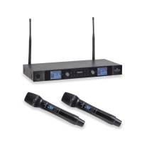 WF-U2602HH - UHF True Diversity dupla többcsatornás vezetéknélküli mikrofonrendszer 630-660 MHz, 2 kézi mikrofonnal