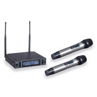 WF-U2302HH - True Diversity Dual Wireless Microphone System with 2 handheld microphones 630-660MHz