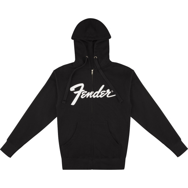 9113200606 - Fender® Transition Logo Zip Front Hoodie, Black, XL