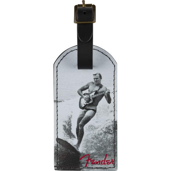 Fender 9106101001 - Fender® Vintage Ad Luggage Tag, Surfer