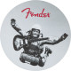 Fender 9106107000 - Fender™ Vintage Ads 4-Pk Coaster Set, Black and White
