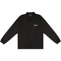 Fender 9113400506 - Fender® Spaghetti Logo Coaches Jacket, Black, L