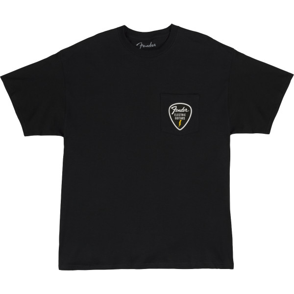 9192601606 - Fender® Pick Patch Pocket Tee, Black, XL