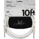 Fender 990810223 - Juanes 10' Instrument Cable, Luna White