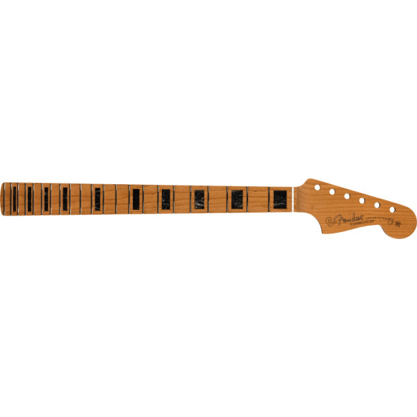 992202920 - Roasted Jazzmaster Neck, Block Inlays, 22 Medium Jumbo Frets, 9.5