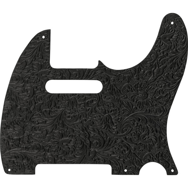 Fender 991357006 - Waylon Jennings Leather Pickguard, Black