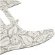 991357005 - Waylon Jennings Leather Pickguard, White