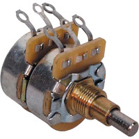 Fender 19268049 - Concentric 250K/500K Audio Solid Shaft Potentiometer, (Volume and Tone)