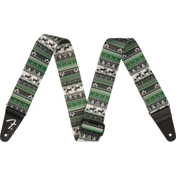 990662021 - Ugly Xmas Sweater Strap, Green Fair Isle