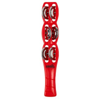 Angel APJ-5 Red - Jingle stick with 6 pairs of jingles - red