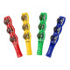 Angel APJ-5 Green - Jingle stick with 6 pairs of jingles - green