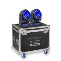CENTOLIGHT THESIS-1940z-SET - Set of 2 19x40w wash moving heads with flight case