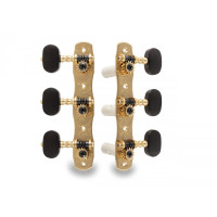 35G1800 EN SB - Classic Guitar Machine Heads Set (Solid Brass)